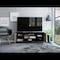 Tuhome Kaia Tv Stand for TV's up 55 in. Four Shelves, Three Shelves, Black/Pine RVA3989 - alternate 1